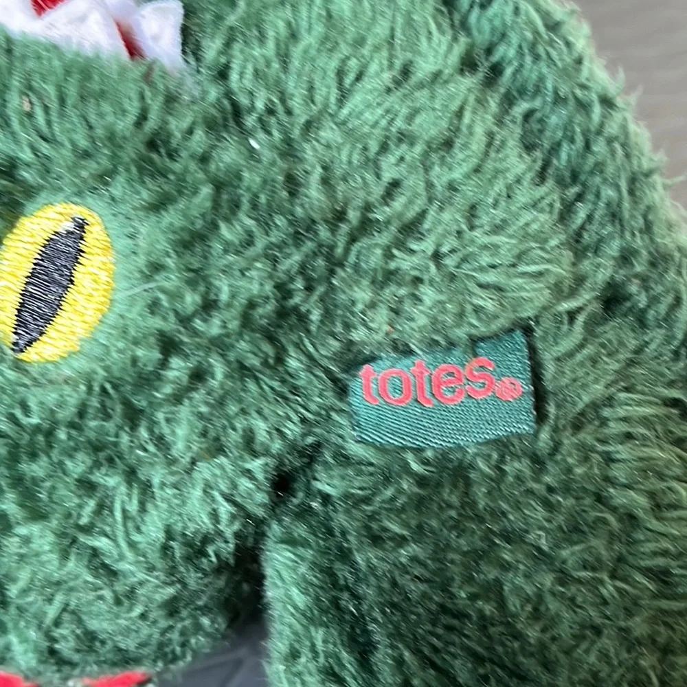 Totes Dinosaur Slippers Boy Size 13-1